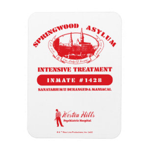 En Nightmare på Elm Street Springwood Asylum Magnet