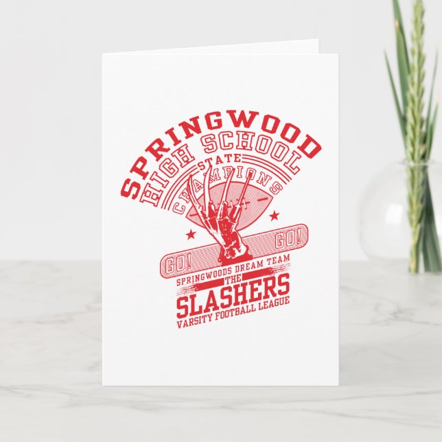 En Nightmare på Elm Street | Springwood High Kort (Framsida)