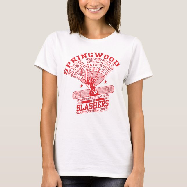 En Nightmare på Elm Street | Springwood High T Shirt (Framsida)