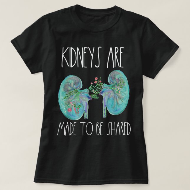 En njurtransplantationsköp Nephrology Nurse Dialy T Shirt (Design framsida)