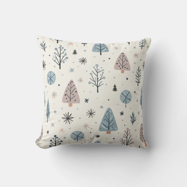 En nordisk designkudde kudde (Framsida)