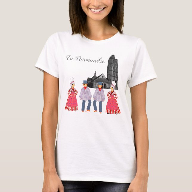 En Normandie, France T Shirt (Framsida)