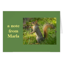 En notera från Marla! OBS Kort