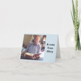 En notera från Mory. Kort