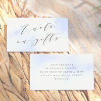 En notis om presenter Elegant minimalistisk handsk