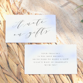 En notis om presenter Elegant minimalistisk handsk Tilläggskort