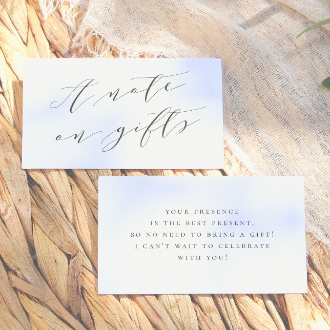 En notis om presenter Elegant minimalistisk handsk Tilläggskort (Skapare uppladdad)