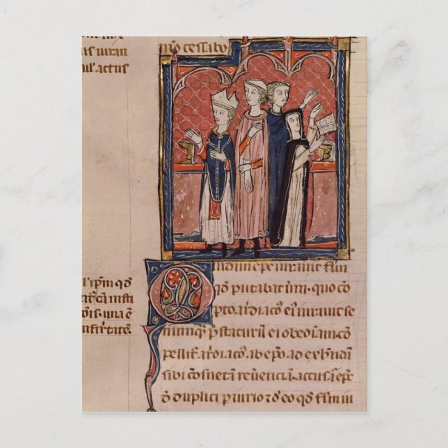 En nunna som tar hennes vingar och vikt vykort (Framsida)