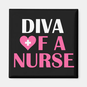 "EN NURS DIVA" MAGNET