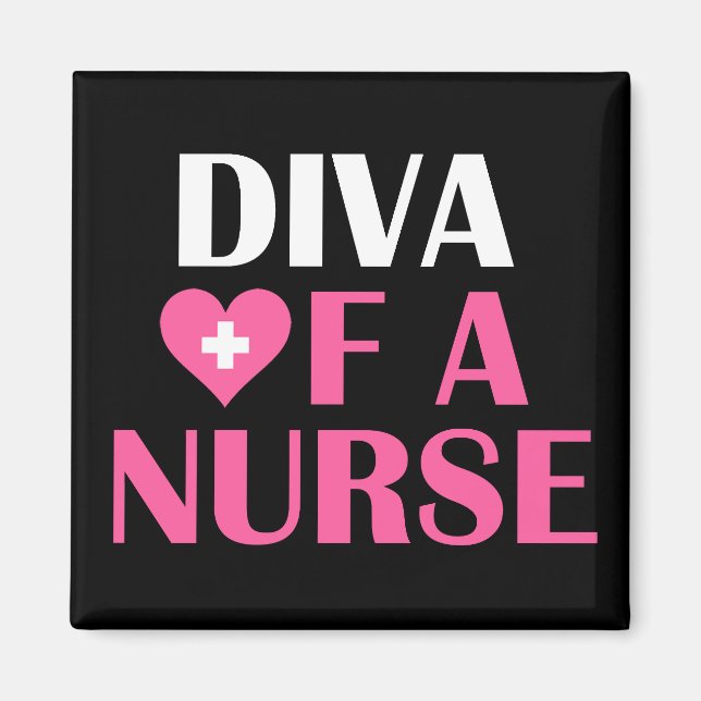 "EN NURS DIVA" MAGNET (Framsidan)