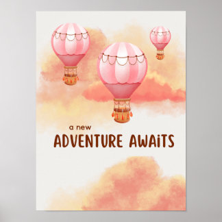 En ny äventyr väntar Solnedgång Poster
