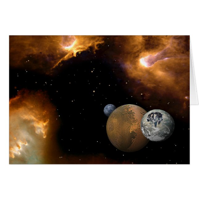 En ny början hälsningskort (Framsidan Horizontal)