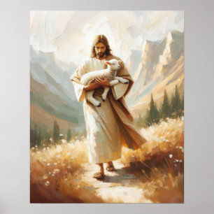En ny början, Lämna 99-konsten, Jesus och Lamb Poster