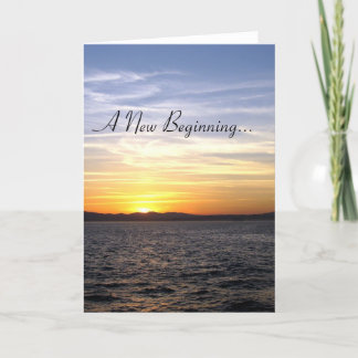 En ny början… meddelande