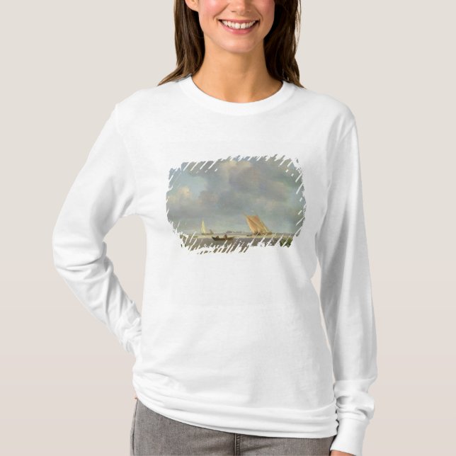 En ny bris på Elben, c.1830 T Shirt (Framsida)