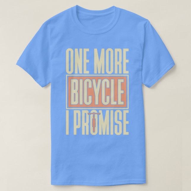 En ny cykel i löftepresentation som säger cykel 2 t shirt (Design framsida)