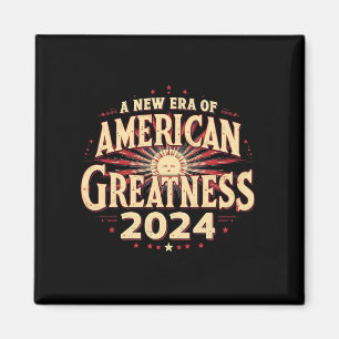En Ny Era av Amerikansk Storhet 2024 Trump Vann Magnet
