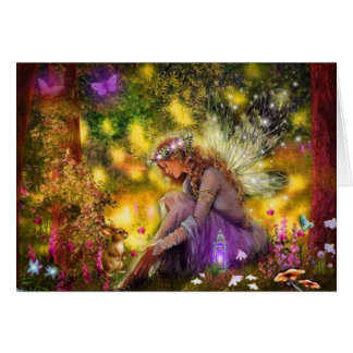 En ny Fantasy Fairy Hälsningskort