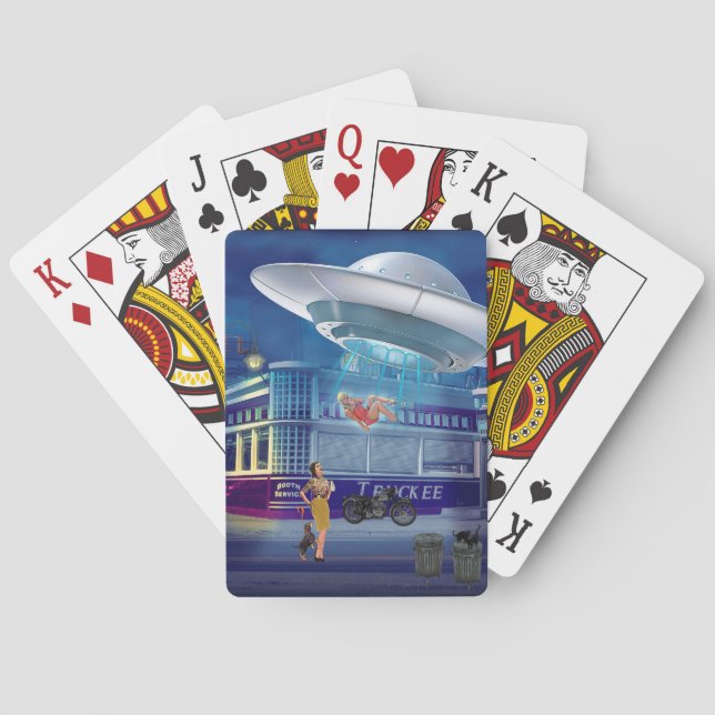 En ny flygassistent casinokort (Baksidan)