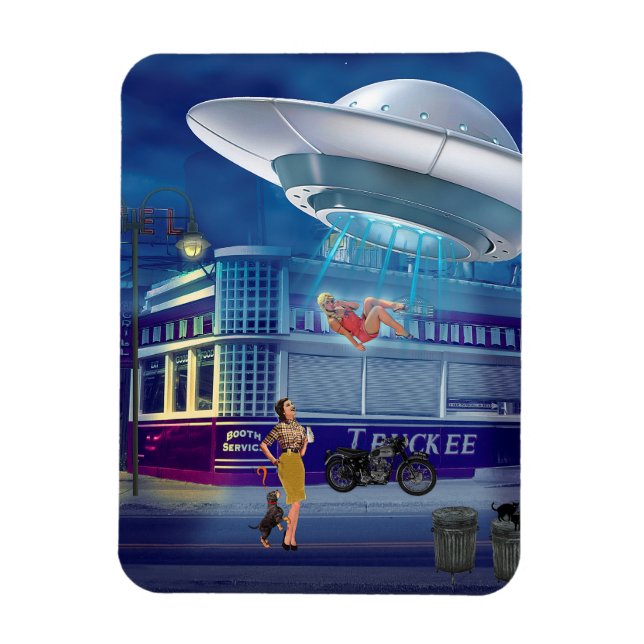 En ny flygassistent magnet (Vertikal)