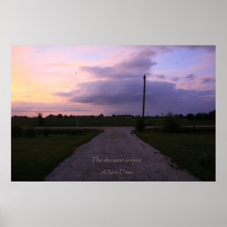 En ny gryning poster