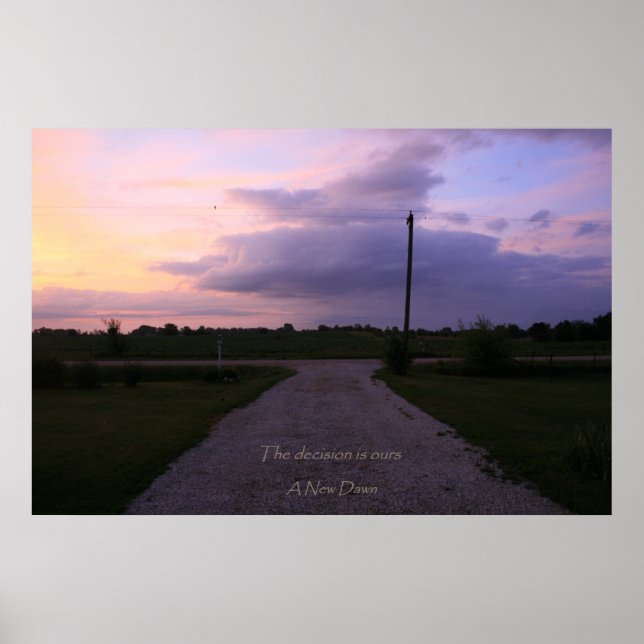 En ny gryning poster (Framsidan)