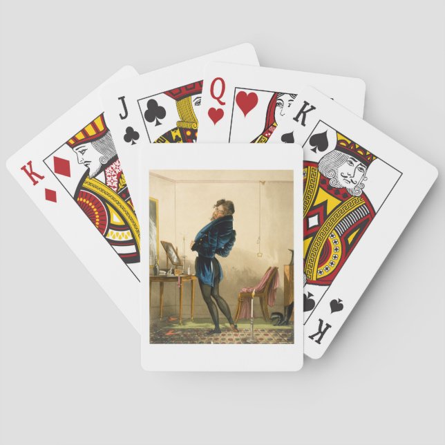 En ny Jacka (färg litho) Casinokort (Baksidan)