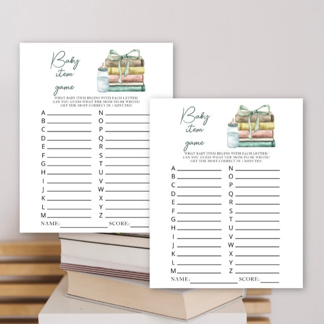 en ny kapitel baby shower Baby Försäljningsspel (Skapare uppladdad)