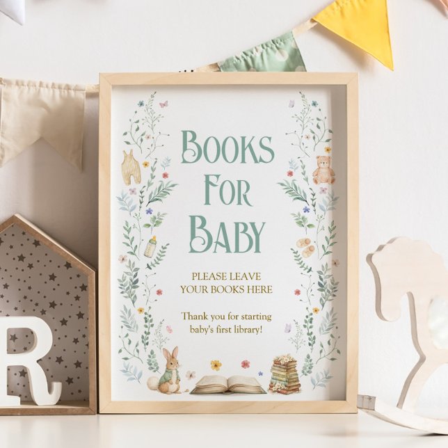 En Ny Kapitel Baby Shower Böcker för Bebis Poster (Skapare uppladdad)