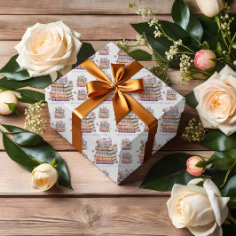 En ny kapitel berättelse bok bröllopsdusch  presentpapper