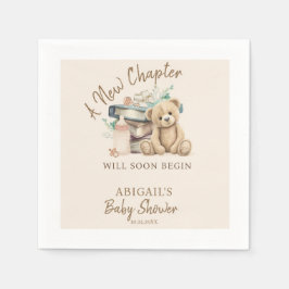 En ny kapitel Storybook Baby Shower Pappersservett