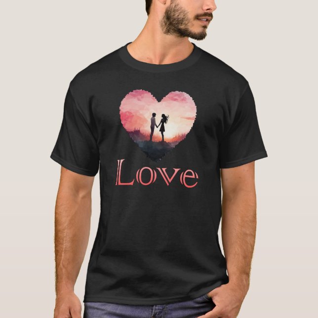 En ny Kärlek gryning T Shirt (Framsida)