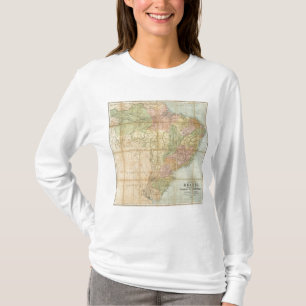 En ny karta av Brasilien T-shirt