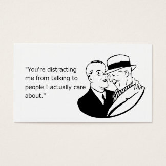 En ny konversationspartner visitkort