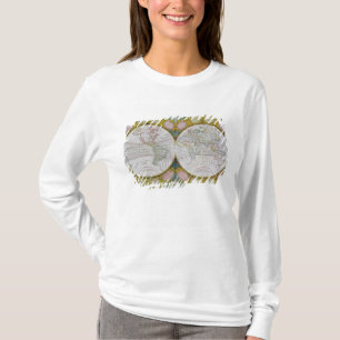 En ny och korrekt karta av världen, 1770-97 t shirt