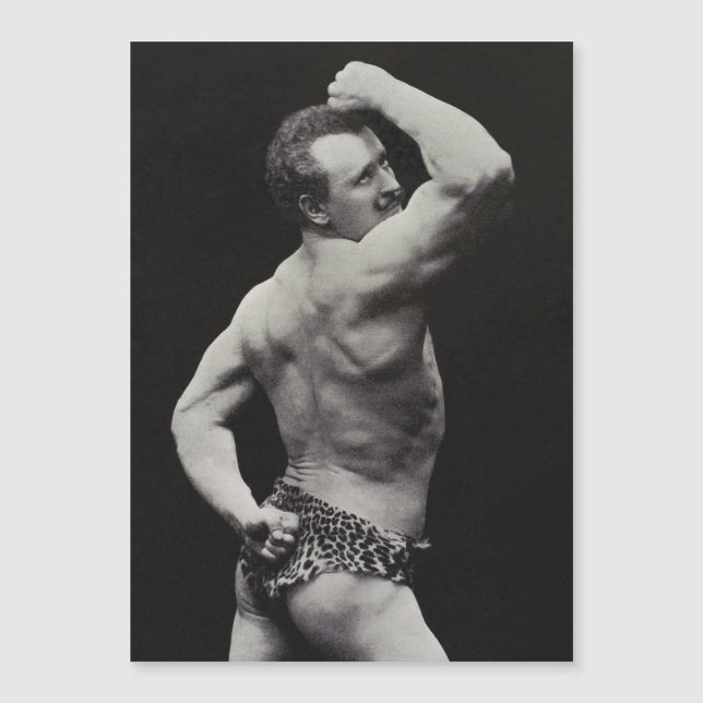 En ny pose av starka män Eugen Sandow Bodybuilding (Framsida)