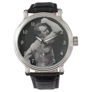 En ny pose av starka män Eugen Sandow Bodybuilding Armbandsur