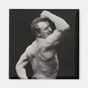 En ny pose av starka män Eugen Sandow Bodybuilding Magnet