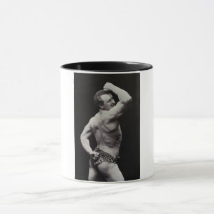 En ny pose av starka män Eugen Sandow Bodybuilding Mugg