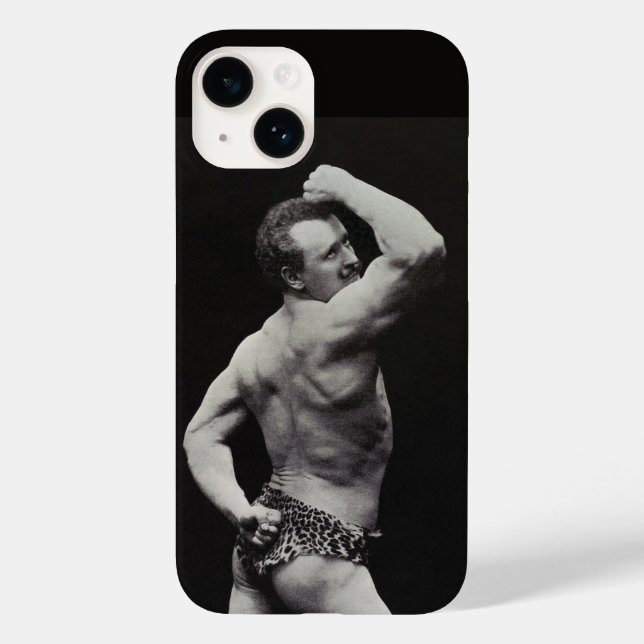 En Ny Pose av Starke Män Eugen Sandow Bodybuilding (Baksida)