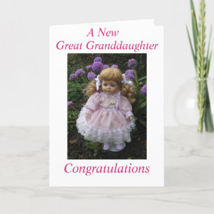En ny Underbar dotterdotter Kort