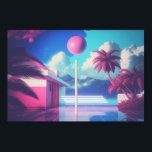 En ny våg av nostalgia: en Vaporwave-resa Poster<br><div class="desc">För dig tillbaka till 80-talets färgstarka och elektiska design med denna ångvågsgrafik. Biet är inspirerat av Memphis designrörelse och har fet färg, geometriska former och ett surrealistiskt landskap som fångar andan i designen stil. De livfulla nyheterna och den lekfulla sammansättningen betalar att man hyllar en tid av kreativ och obegränsade...</div>