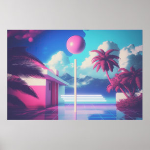 En ny våg av nostalgia: en Vaporwave-resa Poster
