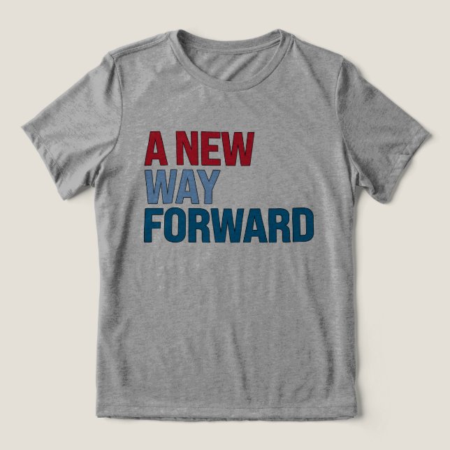 En ny väg framåt t shirt (Design Framsida)
