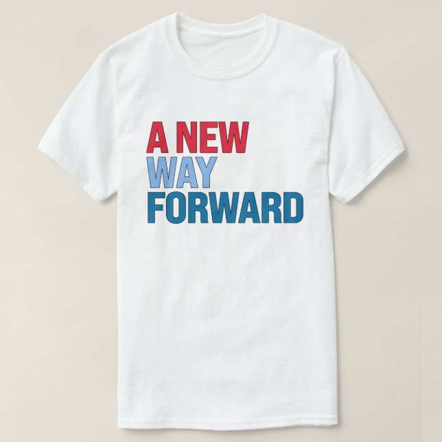 En ny väg framåt t shirt (Design framsida)