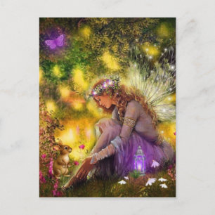 En ny Vänskap Fantasy Fairy Vykort