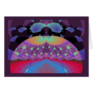 En ny värld hälsningskort