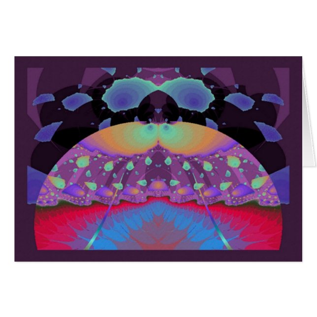 En ny värld hälsningskort (Framsidan Horizontal)