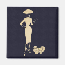 En ny Vintage 1950-talets Mode Magnet