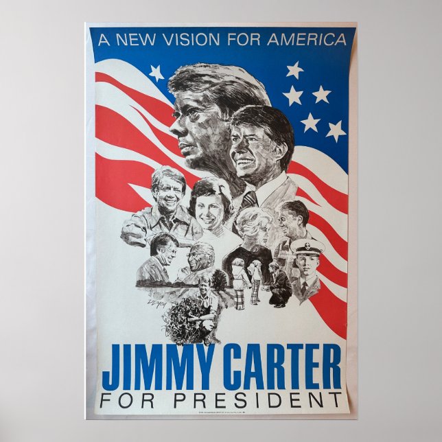 En ny vision för Amerika: Arvet efter Jimmy Cart Poster (Framsidan)